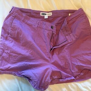 Old Navy Purple Shorts Casual Style